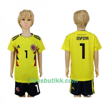 Fotball-VM 2018 Colombia drakt Ospina 1 Barn Hjemmetrøye